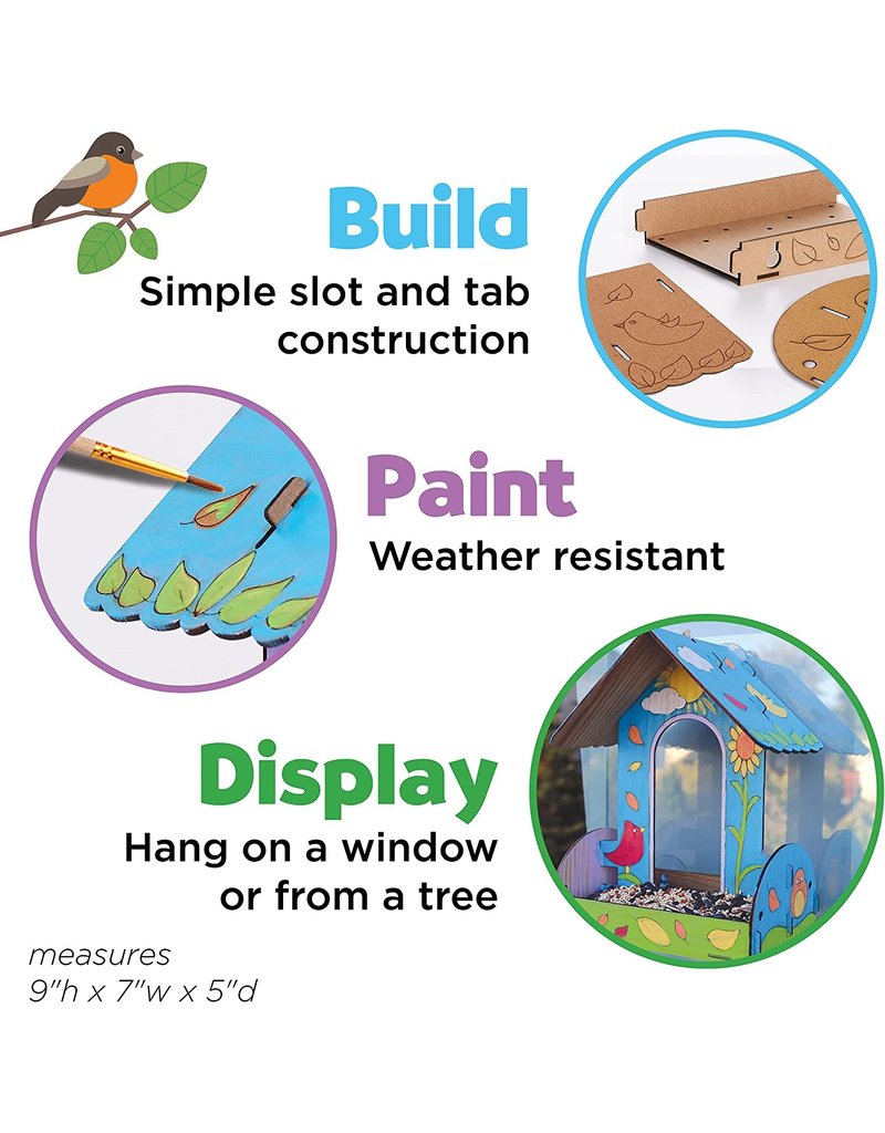 Creativity for Kids Build & Paint Bird Feeder