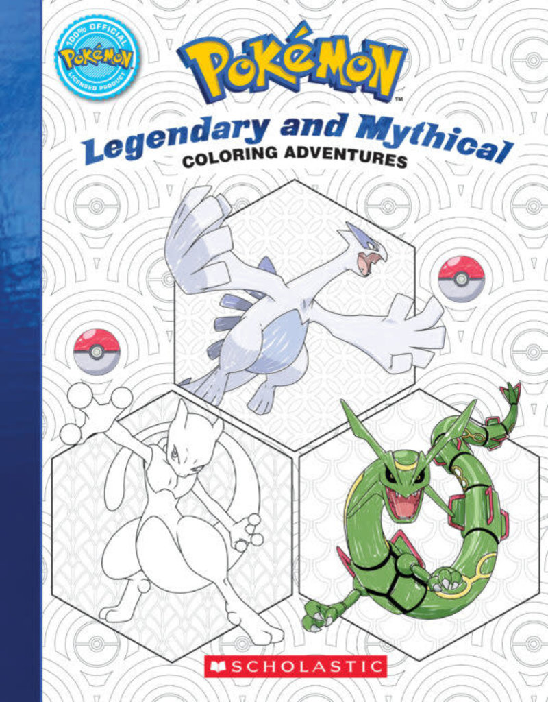 Scholastic Pokemon: Coloring Adventures #2: Legendary & Mythi