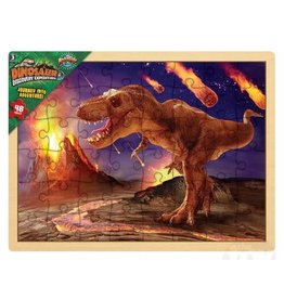 Adventure Planet Wooden Tray Dinosaur Puzzle 48 pc