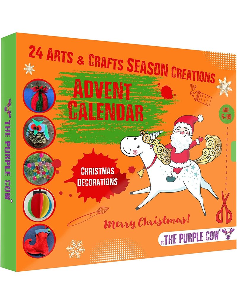 The Purple Cow Christmas Decorations Advent Calendar