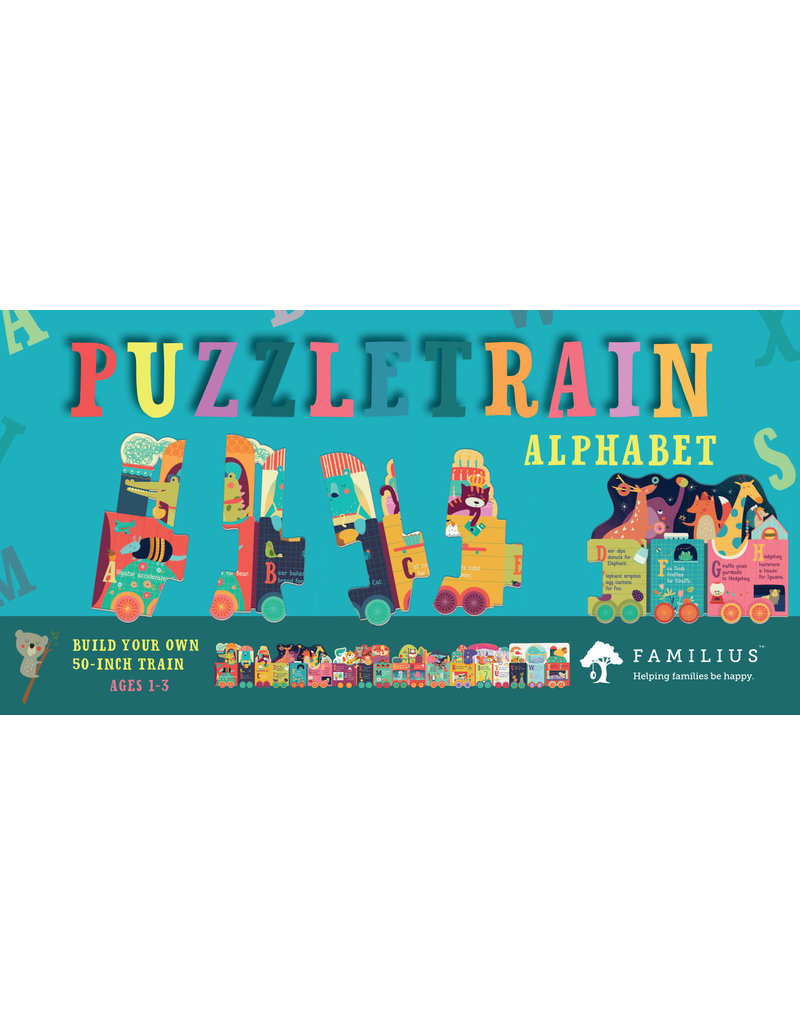 Familius Alphabet Train - 24 pc puzzle