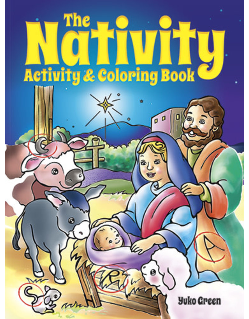 Dover The Nativity Activity and Coloring Book