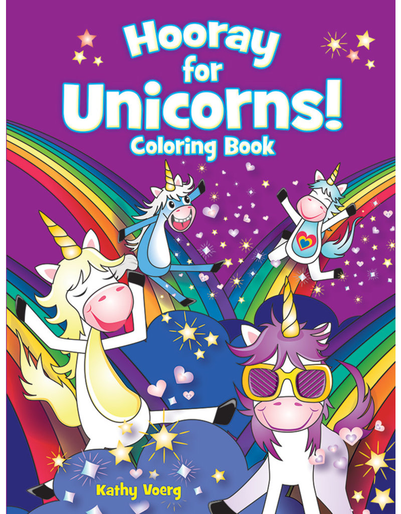 Dover Hooray for Unicorns Coloring Book