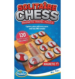 Think Fun Solitaire Chess Magnetic Travel Puzzle