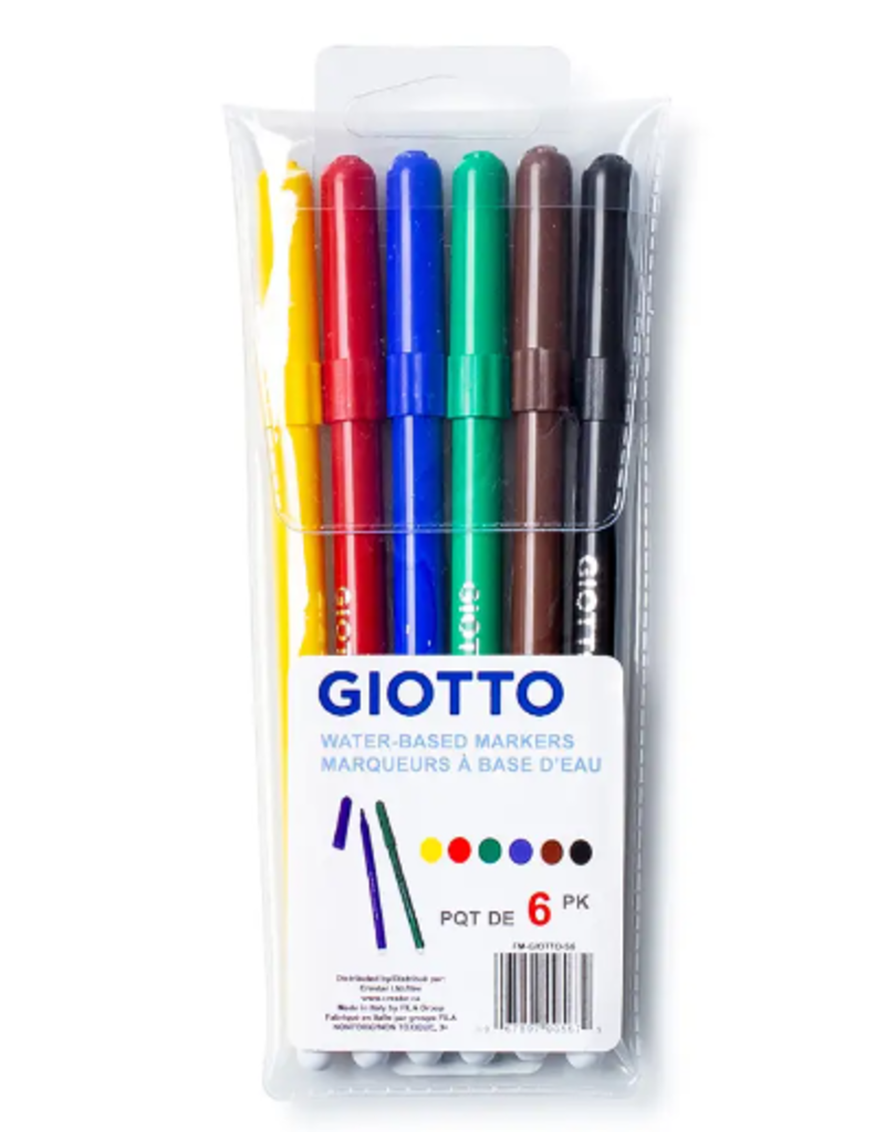Funny Mat Water-Based Markers 6 pk