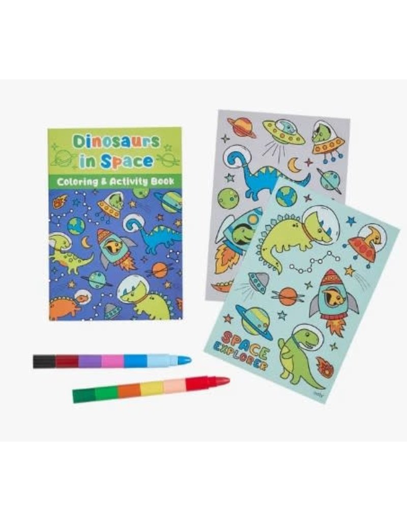 Ooly Mini Traveler Activity Kit, Dinosaurs in Space