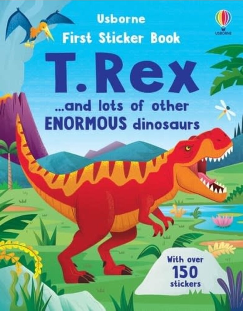 Usborne First Sticker Book T. Rex and other Enormous dinosaurs