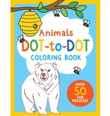 Peter Pauper Animals Dot-to-Dot Coloring Book