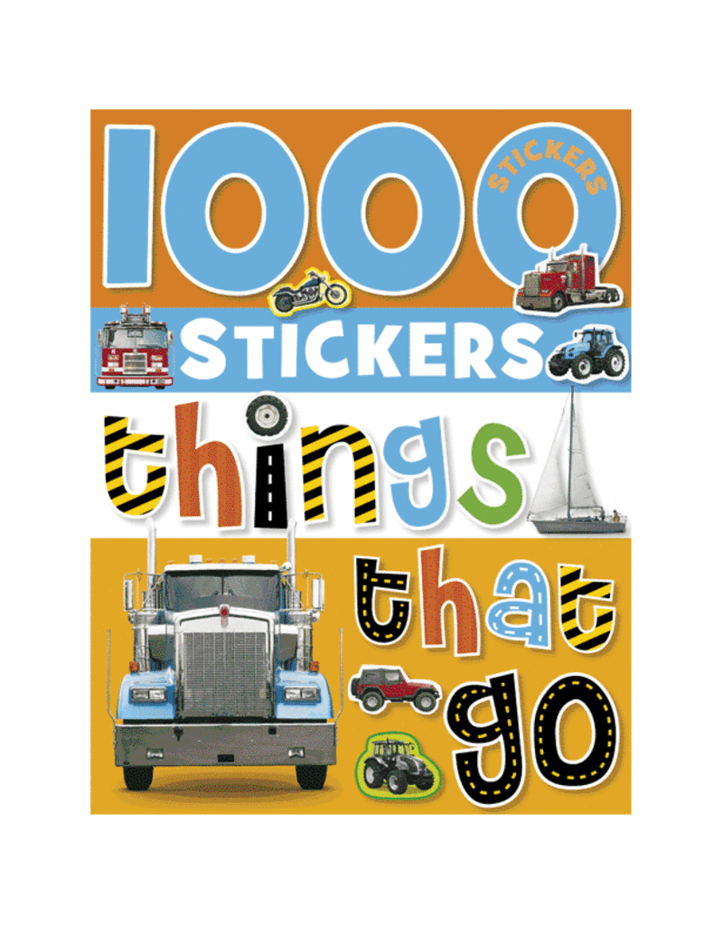 Make Believe Ideas 1000 Stickers Things That Go