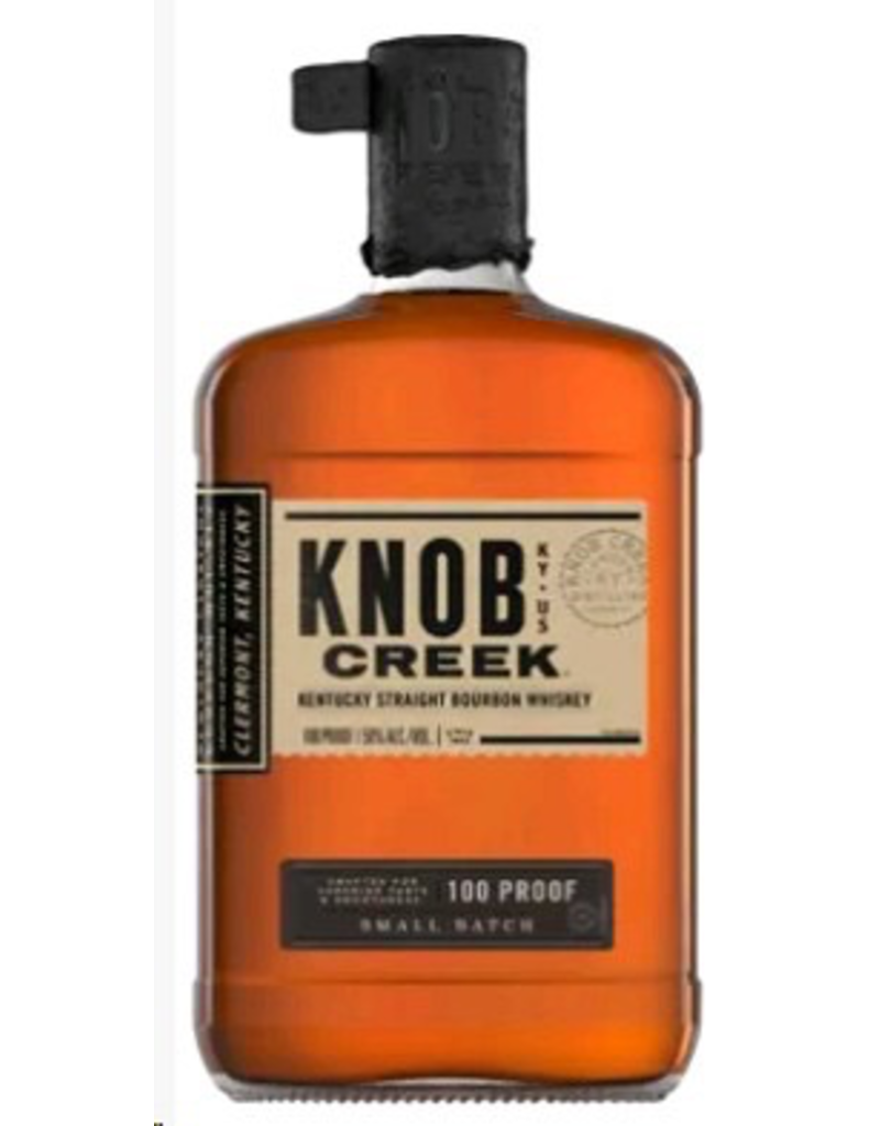 Knob Creek Small Batch 100 proof Bourbon 1 Liter Pound Ridge Wine