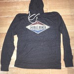 Sauble Beach Slick Valve wave hooded tee