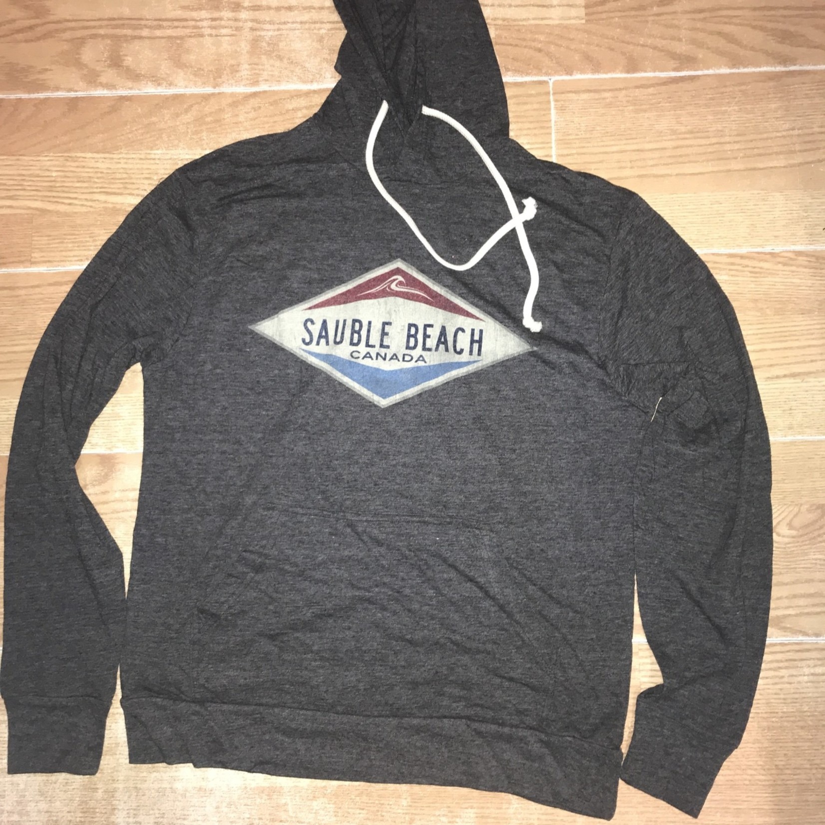 Sauble Beach Slick Valve wave hooded tee