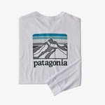 Patagonia M’s l/s line logo responsibili tee