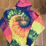 Sauble Beach SB tye dye emb arch p/o hoody