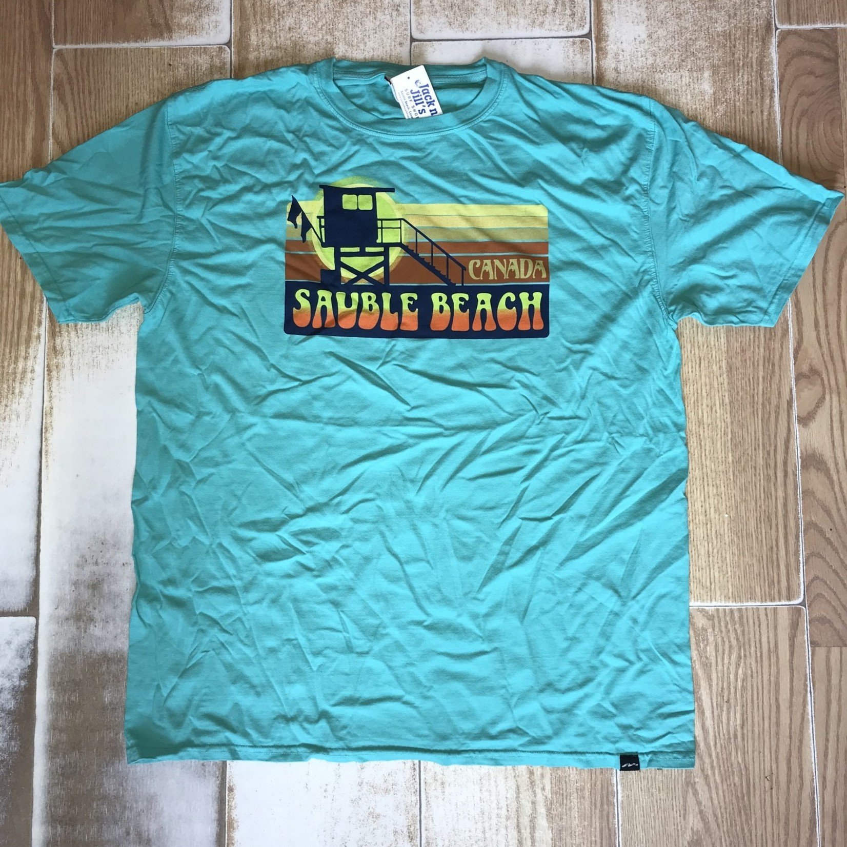 Sauble Beach SB sunrise tower tee