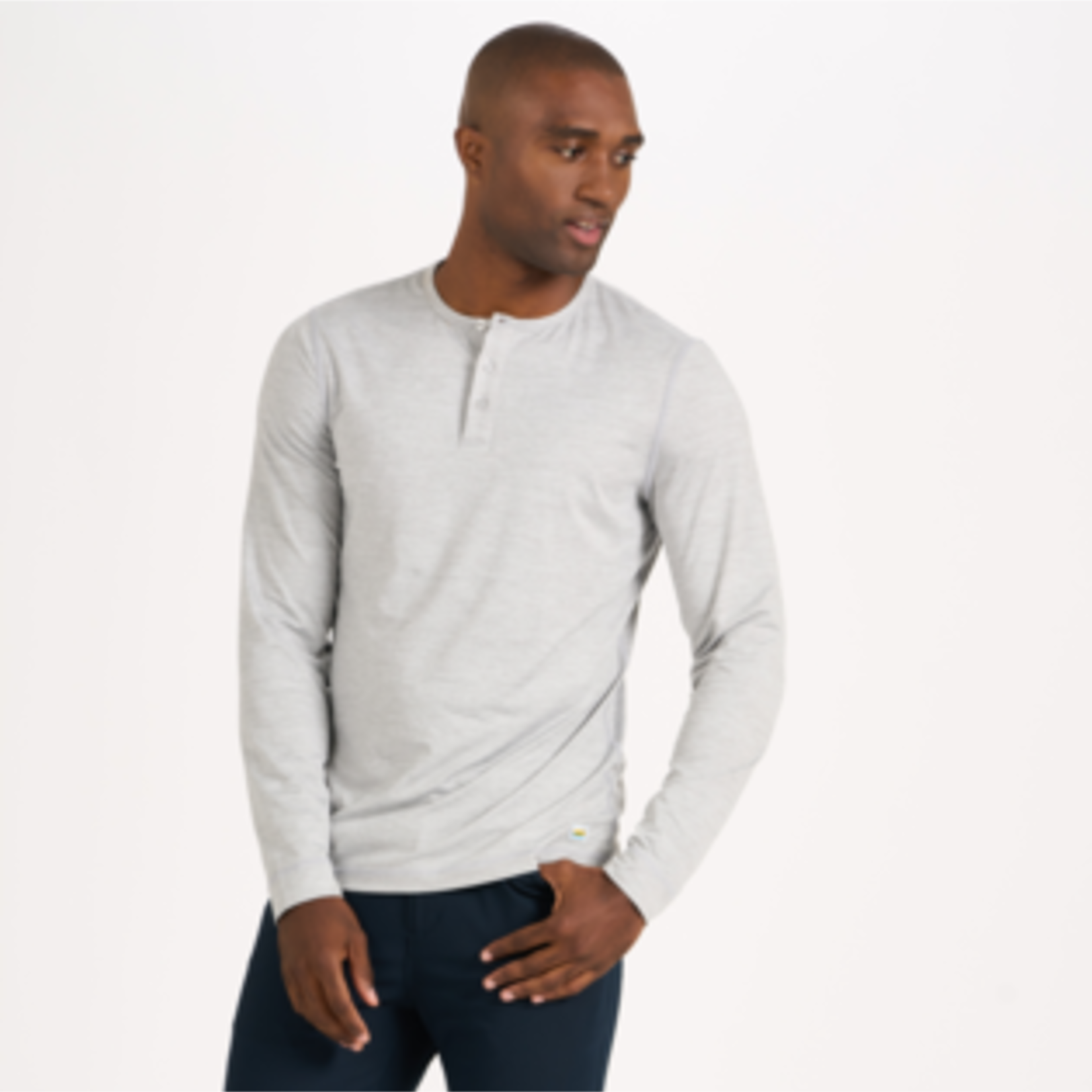 L/S ease performance henley - Beachin 
