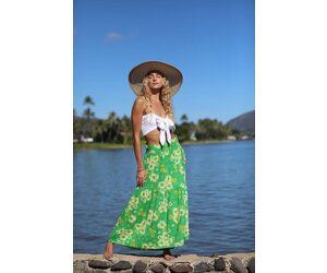 XIX Palms St. Lucia Tiered Skirt - Winds of Change