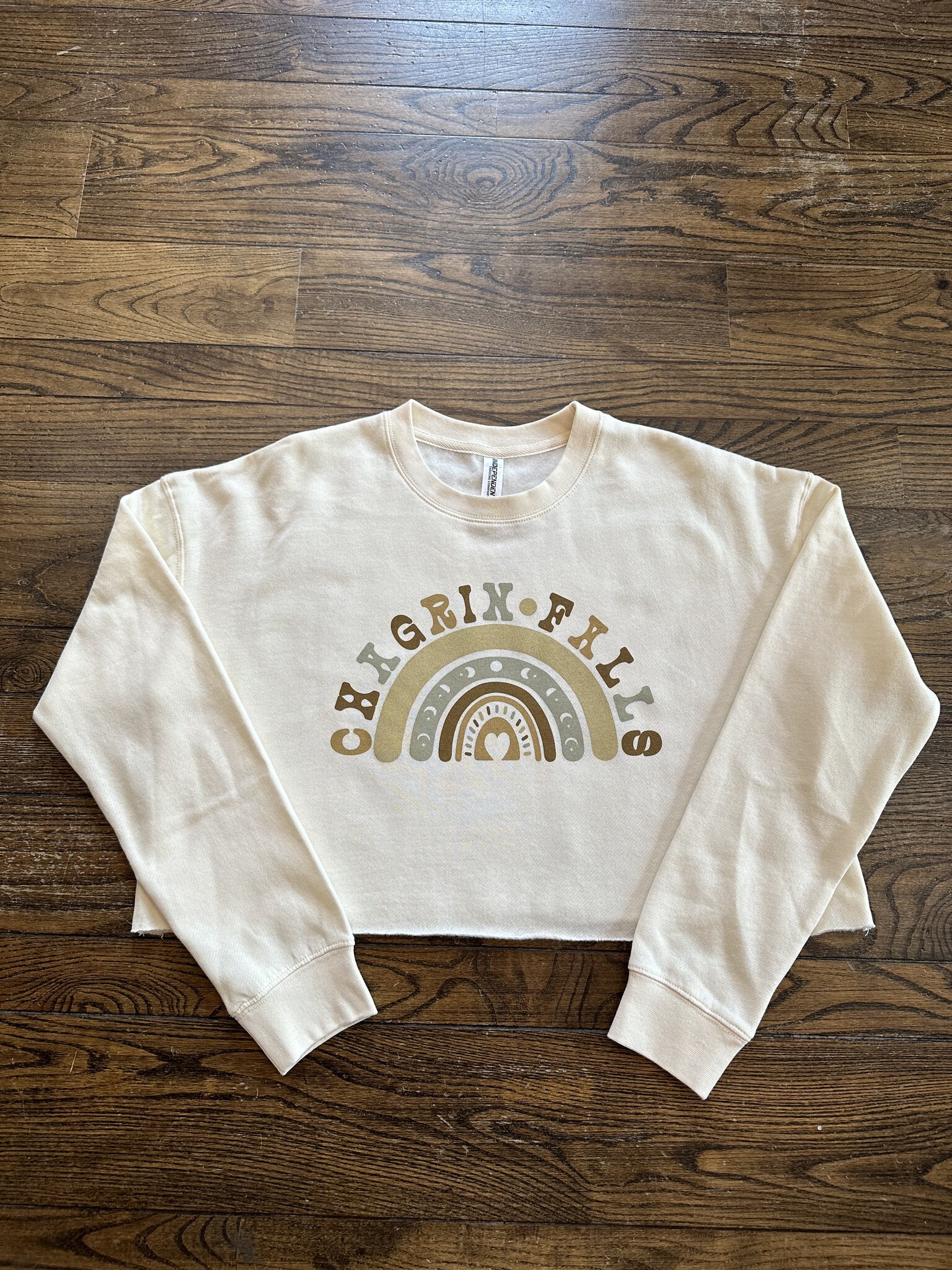 Moon Flower Cleveland Browns Cropped Hoodie - Winds of Change