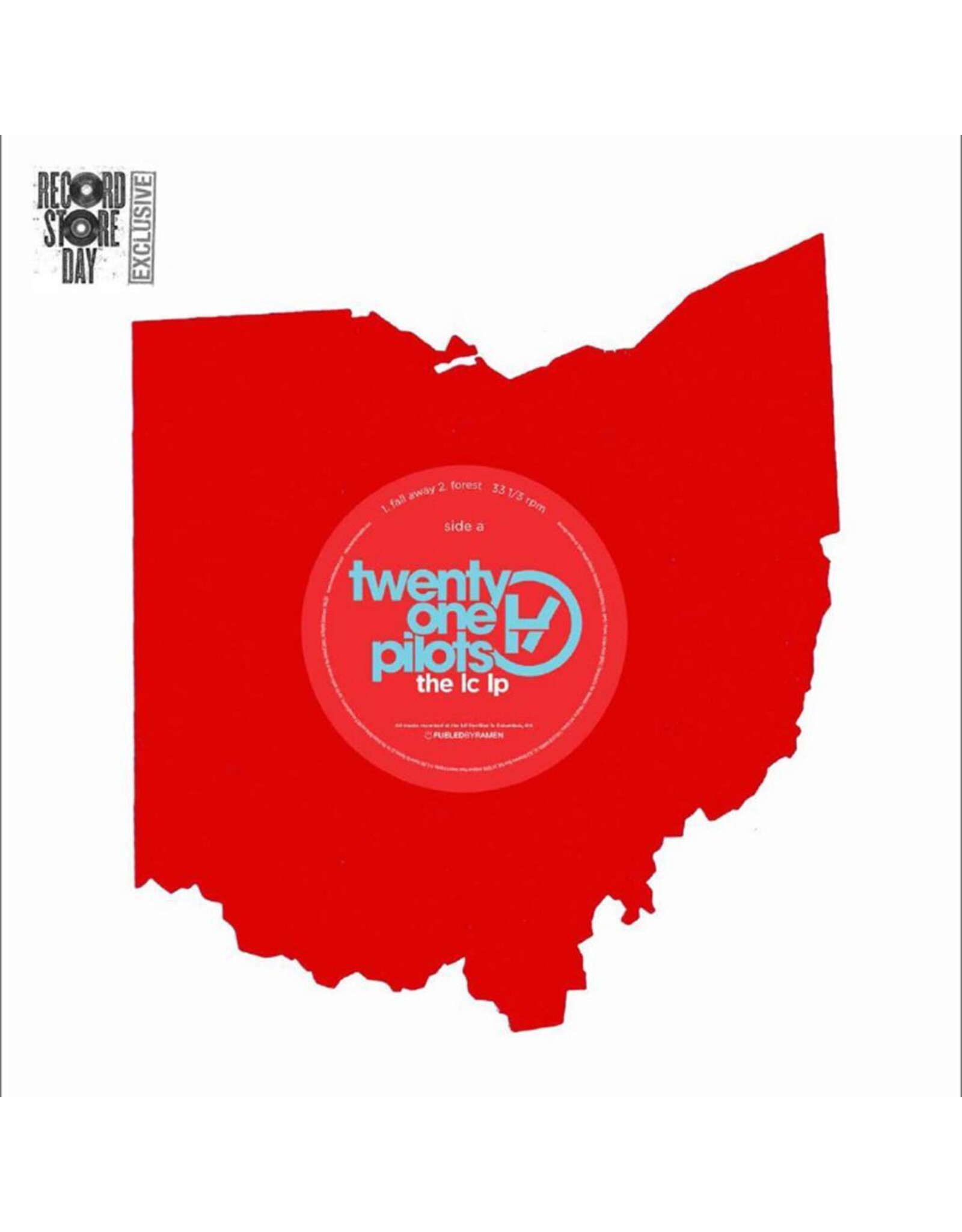 Twenty One Pilots - The LC [12''] (Red Colored Ohio-SHAPED Vinyl, indie-retail exclusive)