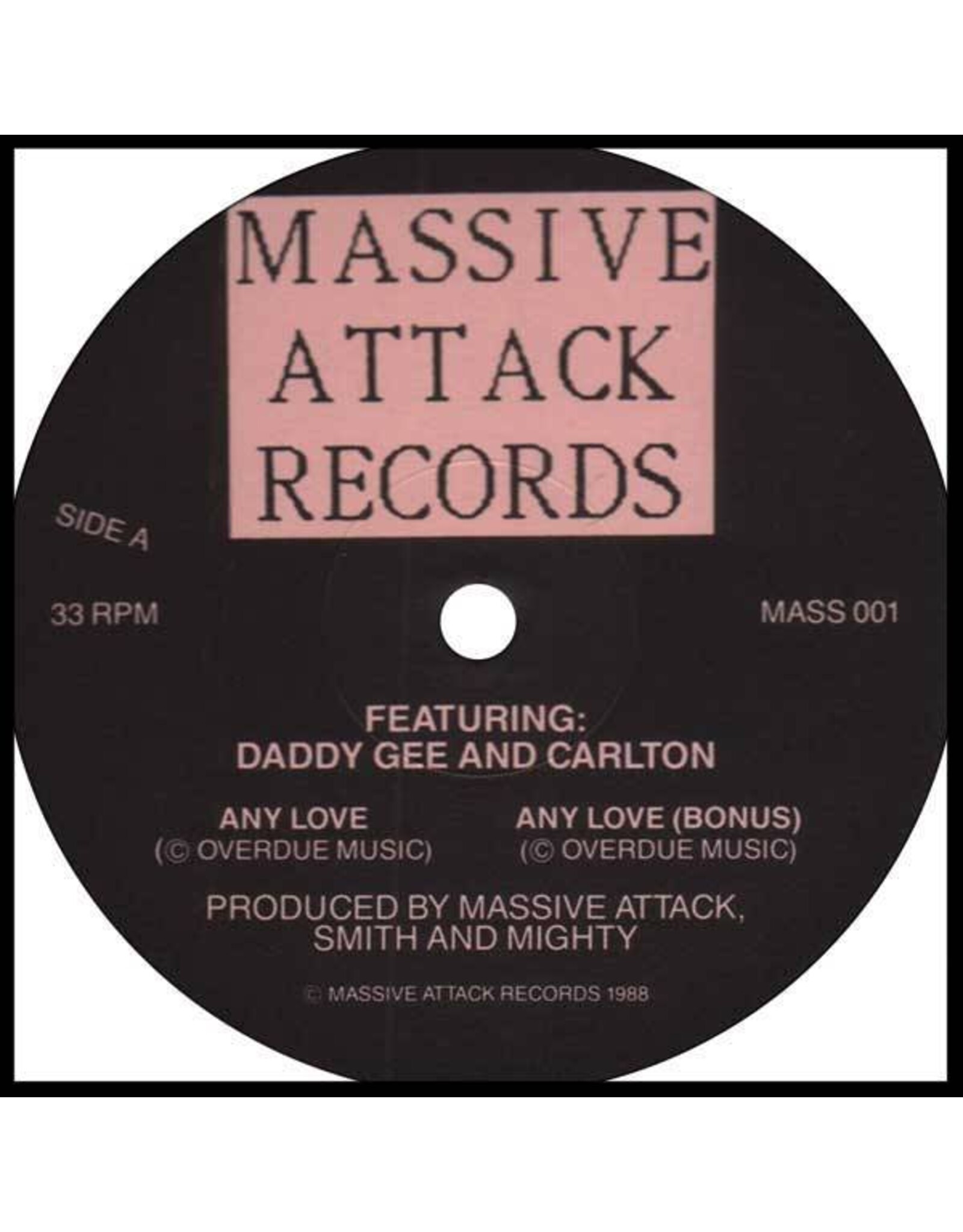 Massive Attack Feat. Daddy Gee and Carlton - Any Love