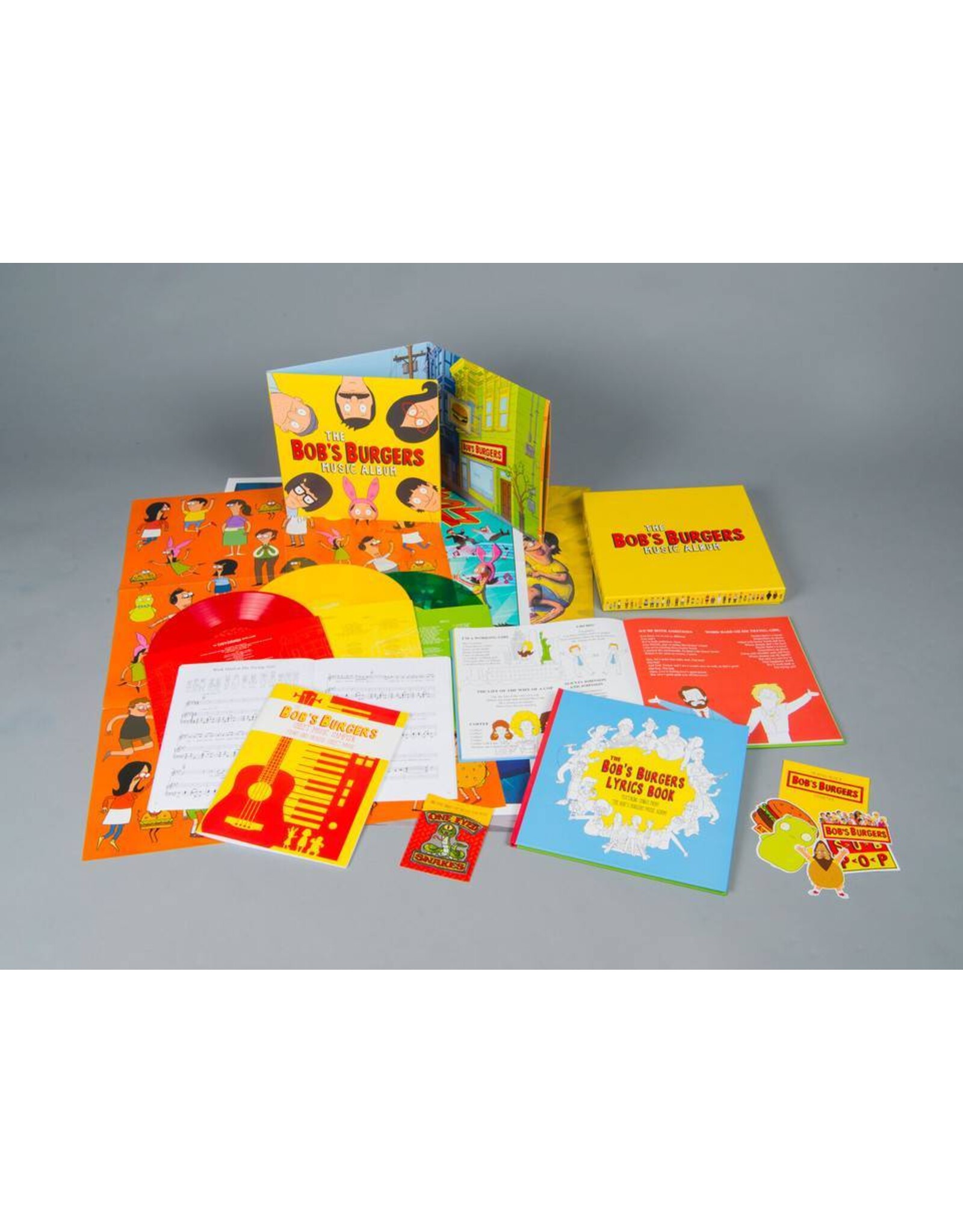 Bob's Burgers - The Bob's Burgers Music Album (3 LP + 7", Colored Vinyl, Limited Edition, Includes Download Card)