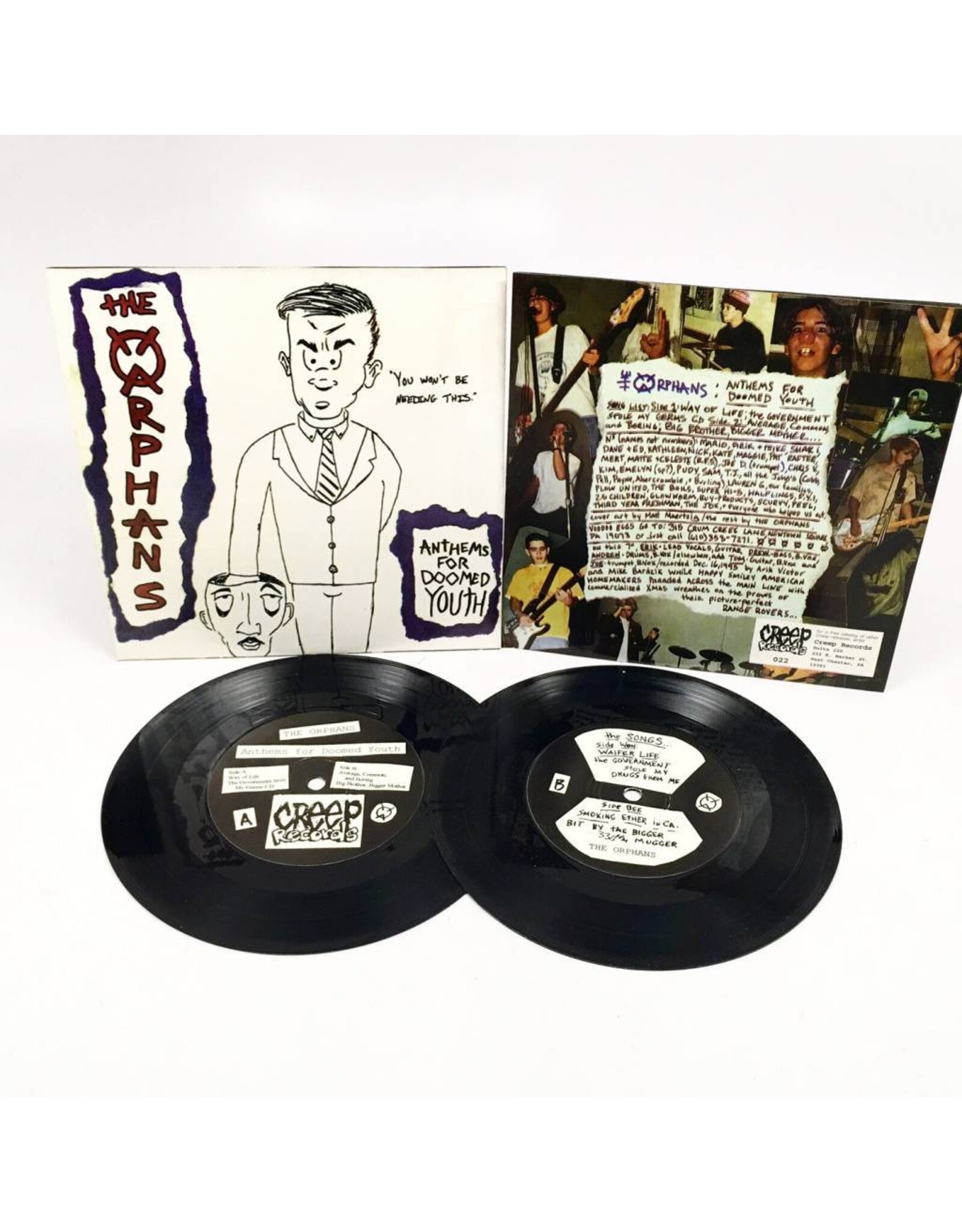 The Orphans (Erik Petersen of Mischief Brew) - Anthems For Doomed Youth 7"