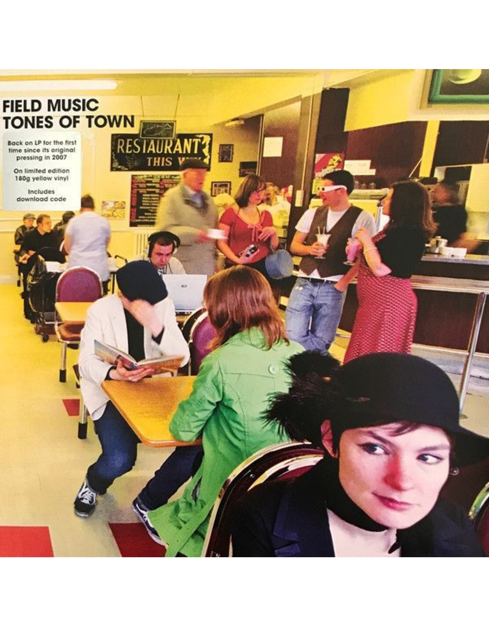 RSD17 Field Music - Tones Of Town [LP] (180 Gram Yellow Vinyl, limited to 650, indie-retail exclusive)