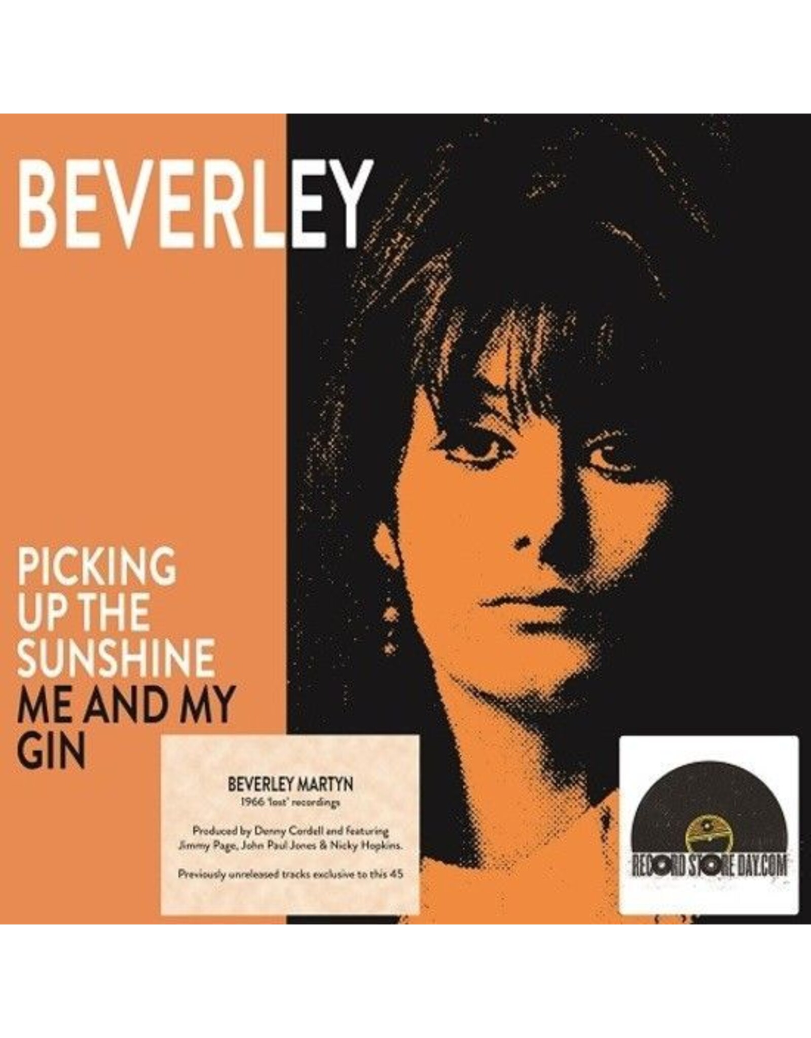 RSD17 Beverley Martyn - Picking Up The Sunshine [7''] (Feat. Jimmy Page & John Paul Jones, limited, indie-retail exclusive)