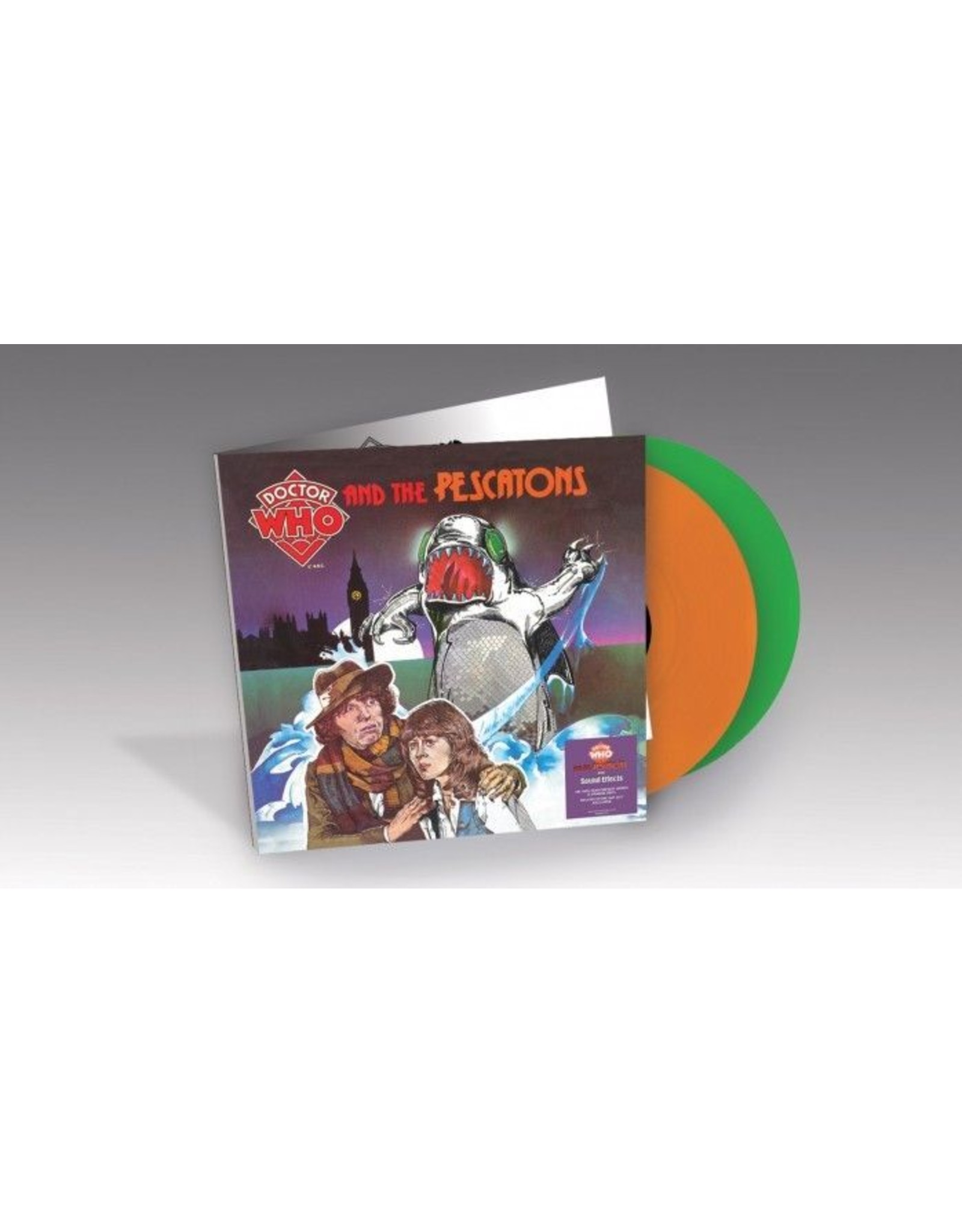 RSD17 Various Artists - Dr Who & The Pescatons & Sound Effects (Soundtrack) [2LP] (180 Gram Pescaton Green Colored Vinyl & Orange Vinyl, gatefold, limited to 2000, indie-retail exclusive)