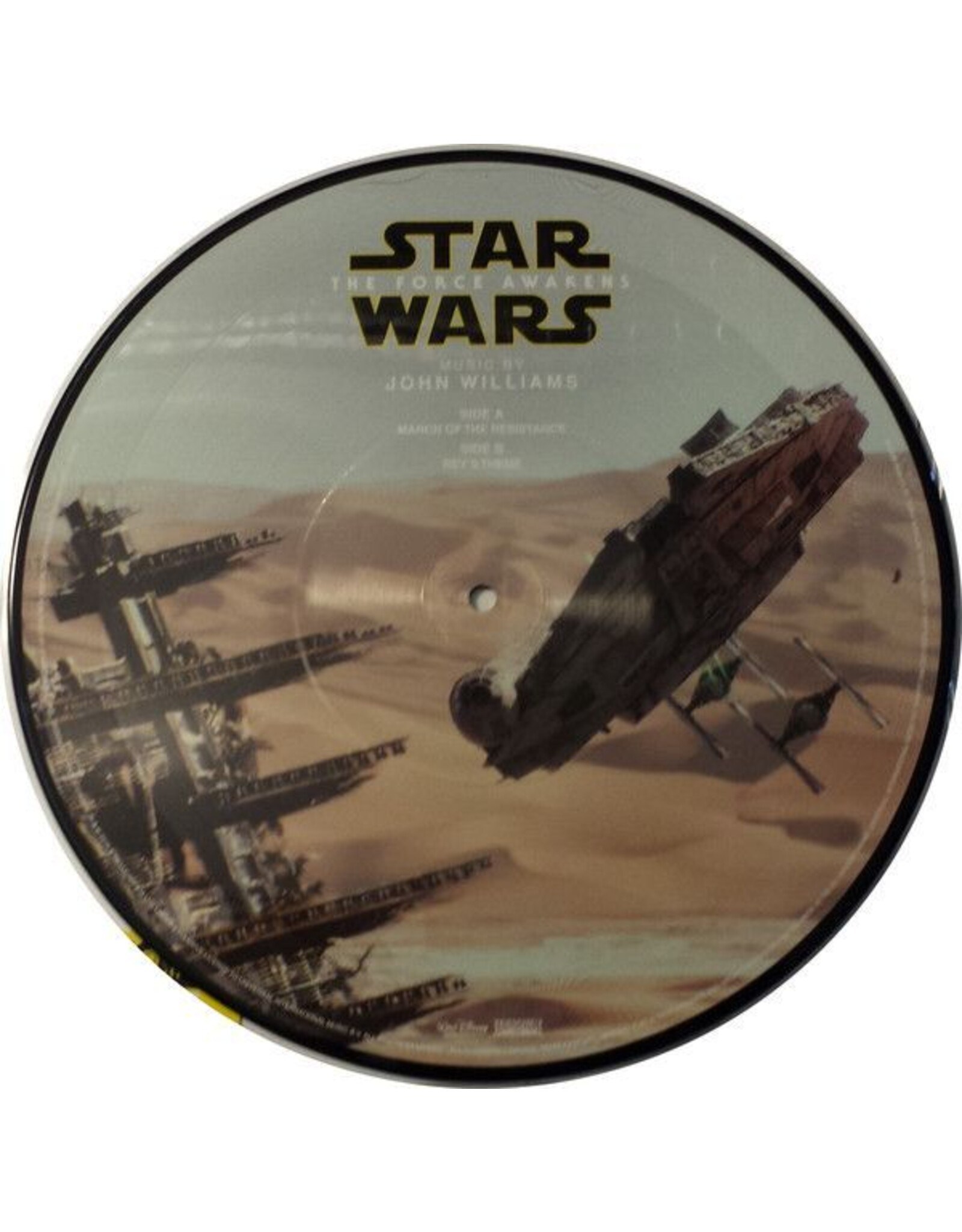 Various Artists - Star Wars: The Force Awakens ''March Of The Resistance b/w Rey's Theme'' (Soundtrack) [10''] (Picture Disc, limited, indie-retail exclusive)