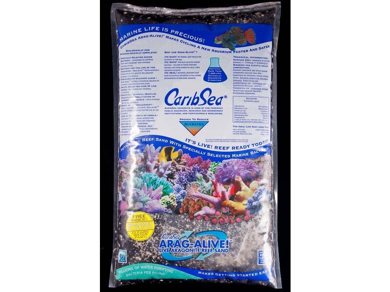 Caribsea Caribsea Arag-Alive Indo - Pacific Black Sand 20lb