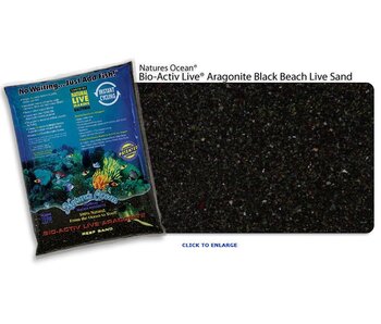 Natures Ocean Natures Ocean Live Black Beach Sand 20lb