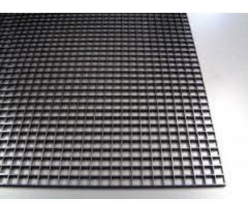Egg Crate Material 2'x4'x3/8" Black