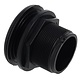 LifeGard Aquatics 1-1/2" Slip x Slip ABS Bulkhead