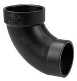 NIBCO Flanges 1-1/2 in. ABS DWV 90 Degree Spigot x Hub Street Elbow