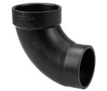 NIBCO Flanges 1-1/2 in. ABS DWV 90 Degree Spigot x Hub Street Elbow