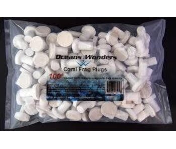 Ocean Wonders Ocean Wonders Ceramic Frag Plugs (small 10ct)