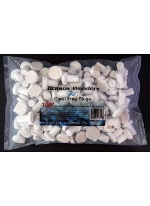 Ocean Wonders Ocean Wonders Ceramic Frag Plugs (small 10ct)