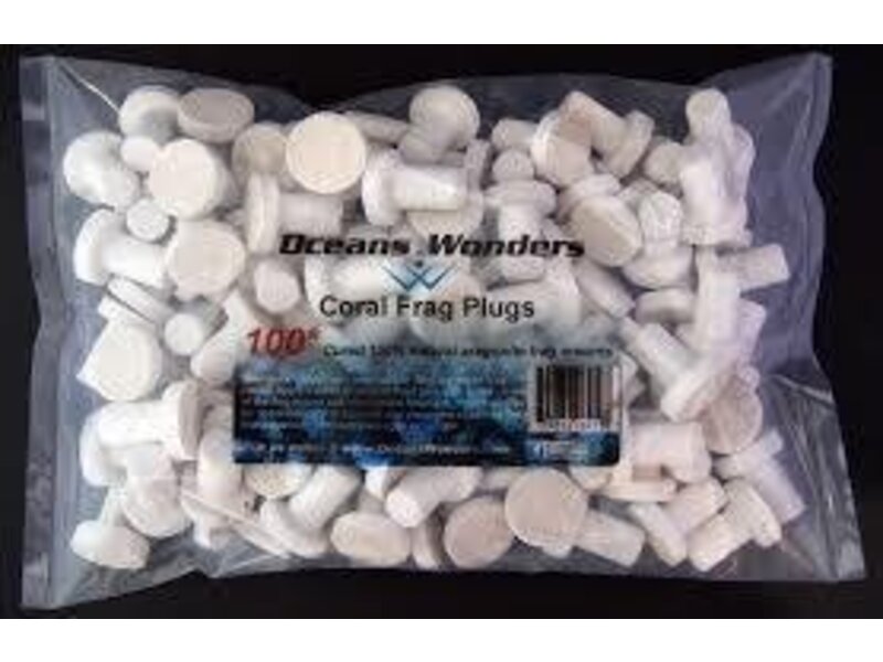Ocean Wonders Ocean Wonders Ceramic Frag Plugs (small 10ct)
