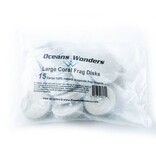Ocean Wonders Ocean Wonders Ceramic Frag Disks ( Large 15ct)