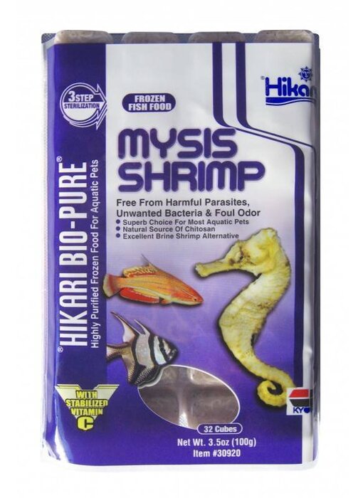 HIKARI SALES USA Hikari Mysis Shrimp 3.5oz Cube