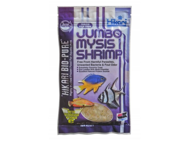 HIKARI SALES USA Hikari Mysis Jumbo Shrimp 4oz Flat