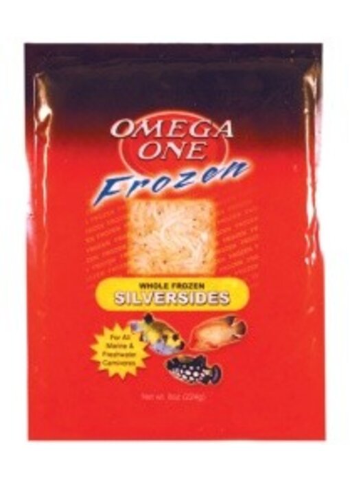 Omega One Omega One Frozen Silversides 8oz Flat