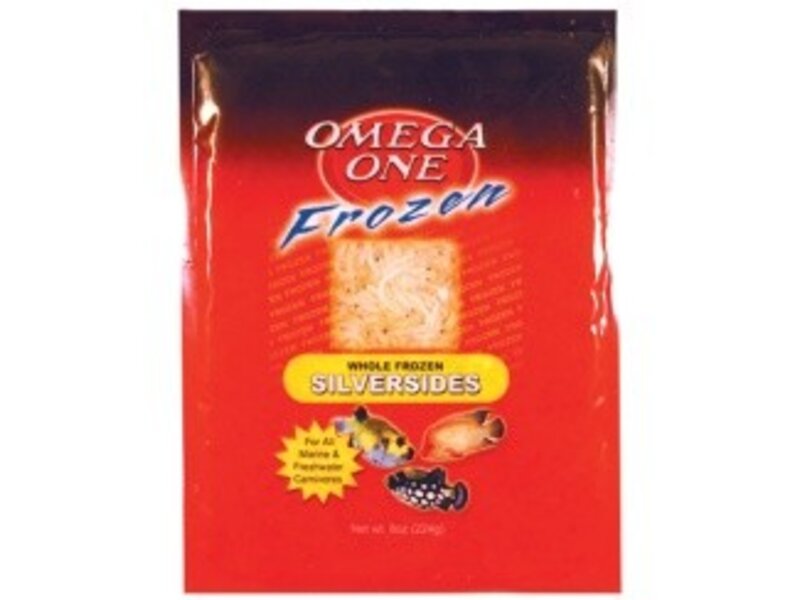Omega One Omega One Frozen Silversides 8oz Flat