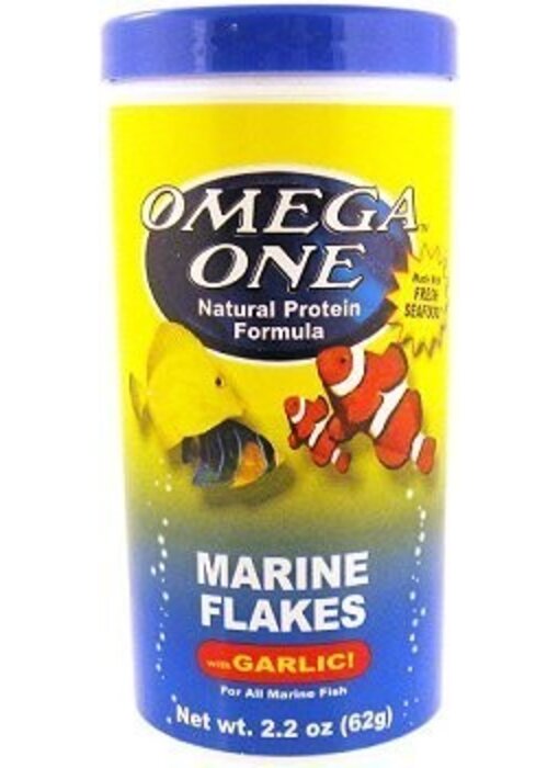 Omega One Omega One Marine Flakes W/Garlic 2.2oz