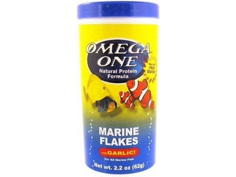 Omega One Omega One Marine Flakes W/Garlic 2.2oz