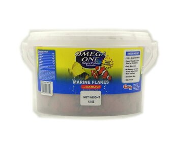 Omega One Omega One Marine Flakes W/Garlic 12oz