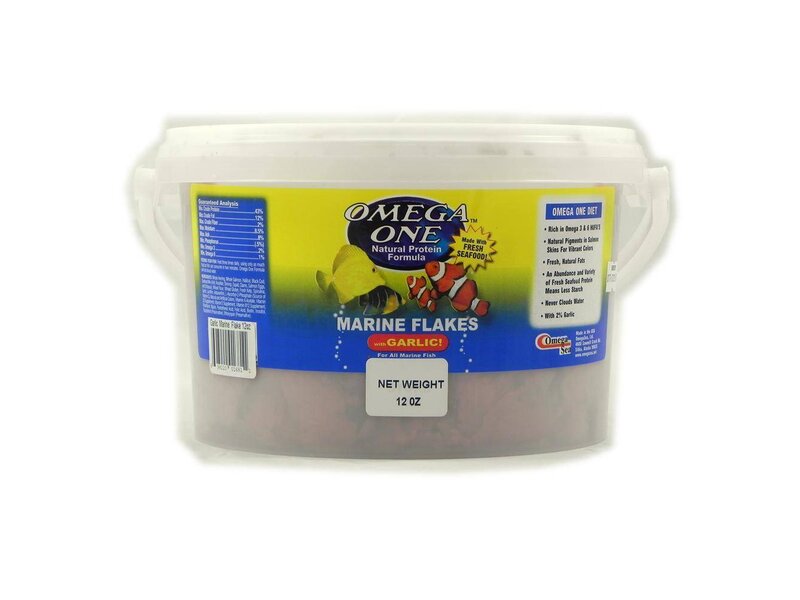 Omega One Omega One Marine Flakes W/Garlic 12oz