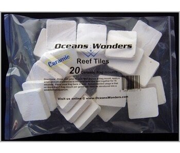 Ocean Wonders Ocean Wonders Ceramic Frag Tiles 100ct