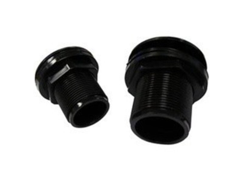 lifegard LifeGard Aquatics 1" Thread x Thread ABS Bulkhead